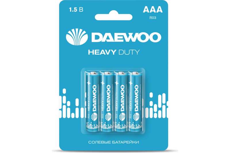 Батарейка DAEWOO R03/4BL Heavy Duty (4) (40)