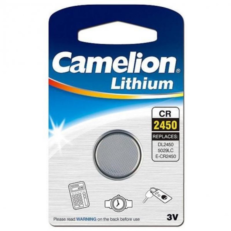 Батарейка Camelion CR2450/1BL Lithium (10) Батарейка Camelion CR2450/1BL Lithium (10)