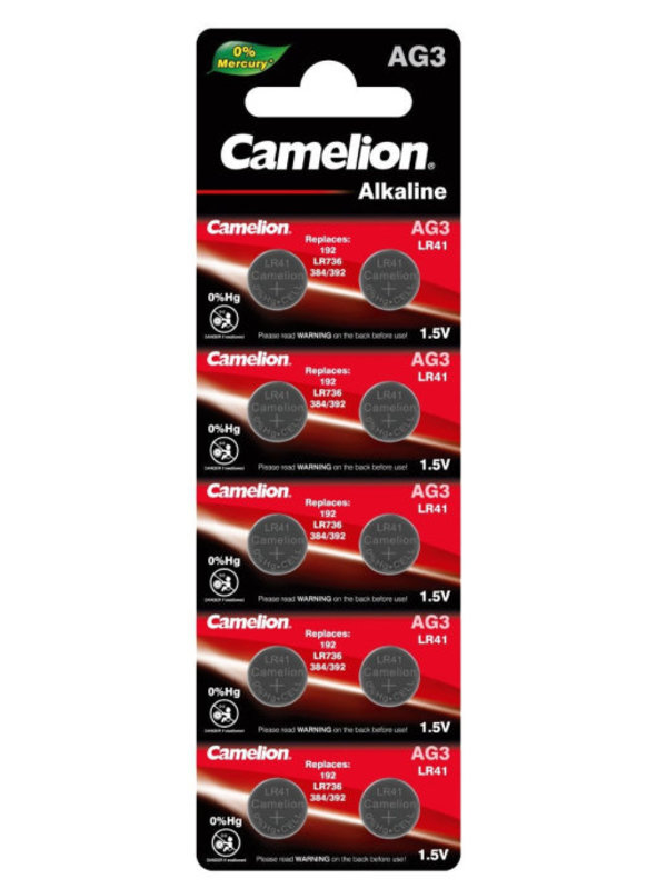 Батарейка Camelion AG03/10BL  LR41 (10) (100)