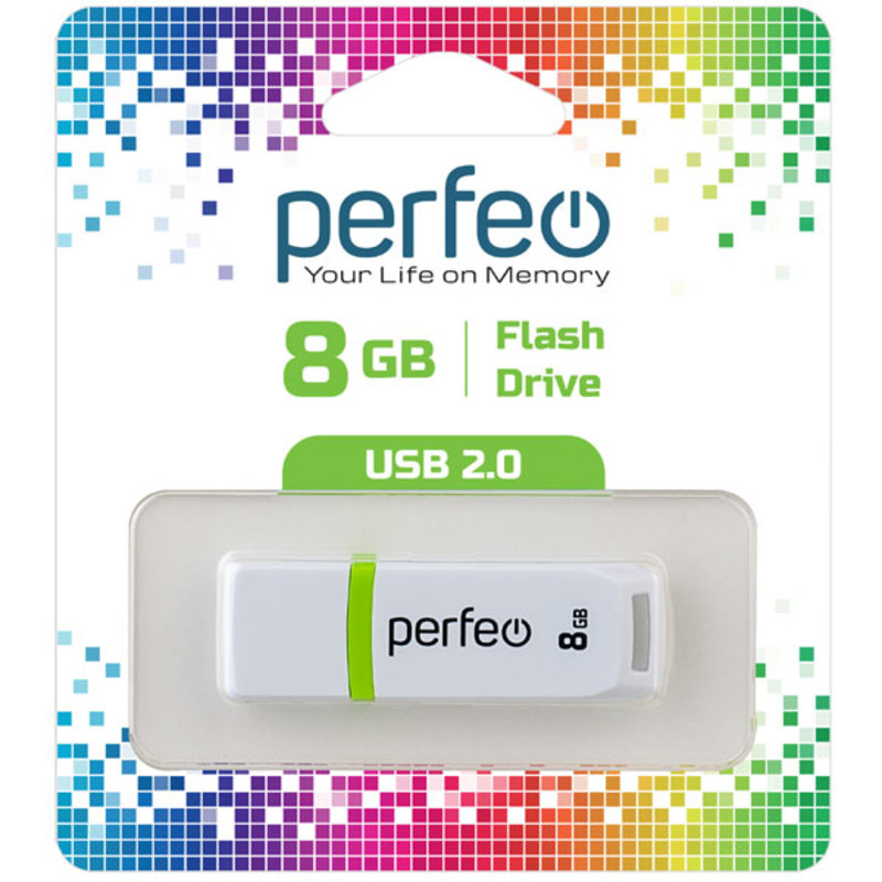 Perfeo USB  8GB C11 White