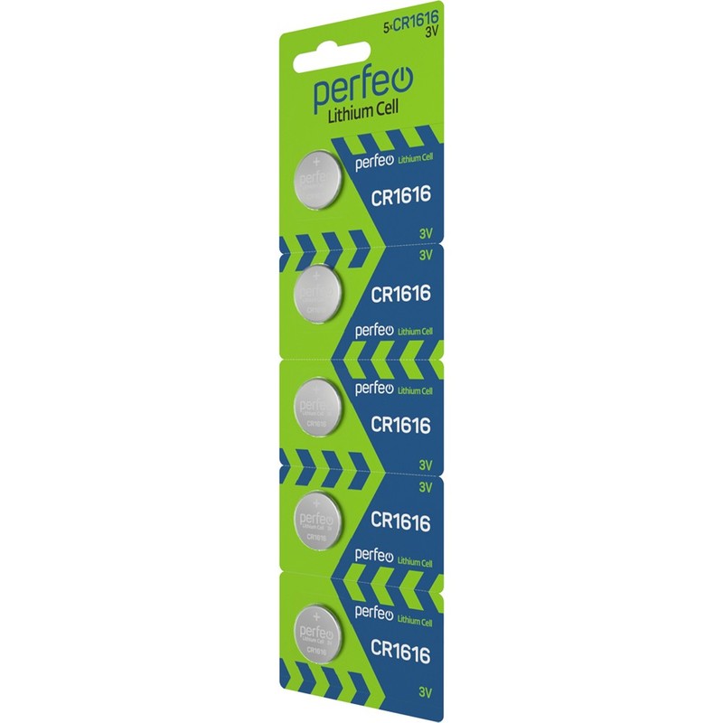 Батарейка Perfeo CR2016 5BL Lithium Cell (5) (100) Батарейка Perfeo CR2016 5BL Lithium Cell (5) (100)