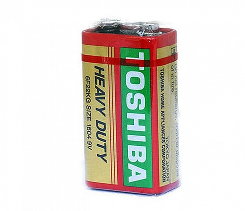 Батарейка Toshiba 6F22/1SH (10)
