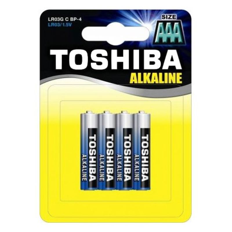 Батарейка Toshiba LR03/4BL (48) (192)