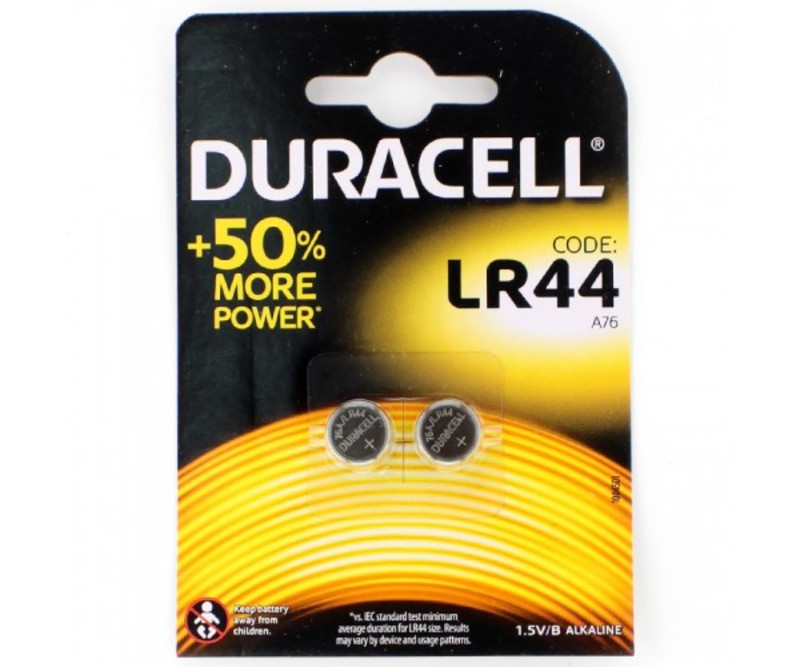 Батарейка DURACELL LR44-2BL (20)