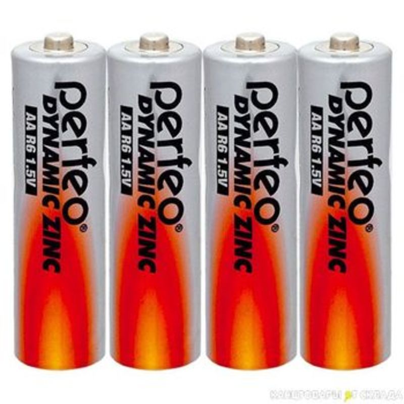 Батарейка Perfeo R06 4SH Dynamic Zinc(60) (1200)