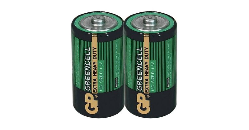 Батарейка GP R 20 2SH Greencell (20)