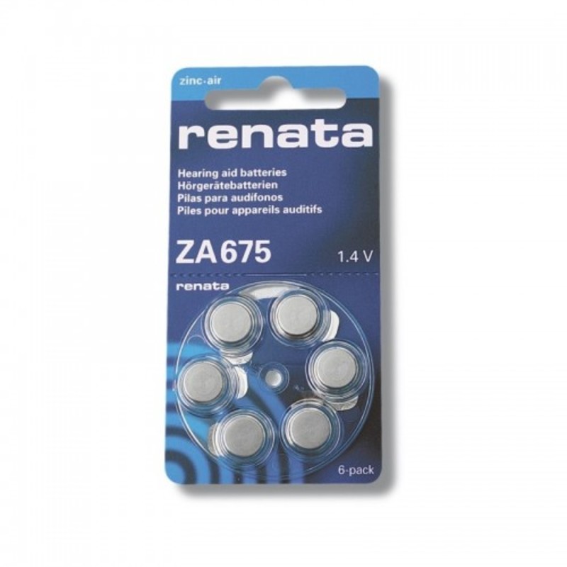 Батарейка Renata ZA675/6BL (6) Батарейка Renata ZA675/6BL (6)