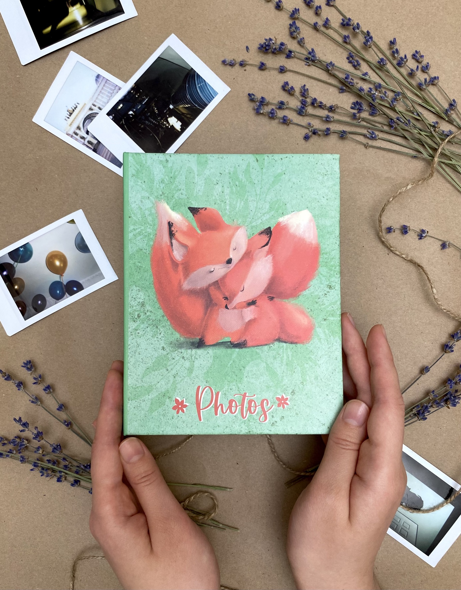 Фотоальбом  100 фото 10х15, пластик листы "foxy life" Лисья жизнь FA 100.013
