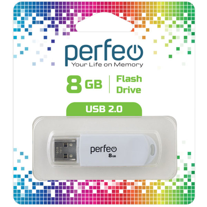 Perfeo USB 8GB C03 White Perfeo USB 8GB C03 White