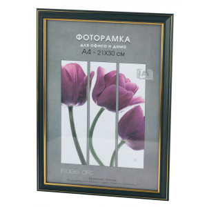 Рамка Interior Office 10х15 289/209 черный (50)