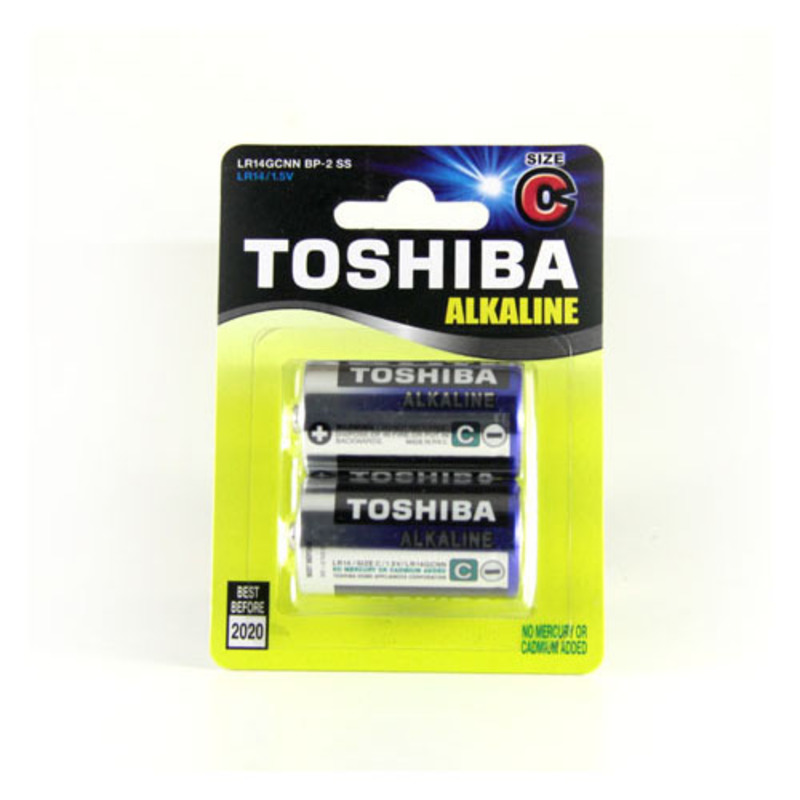 Батарейка Toshiba LR14/2BL (20)