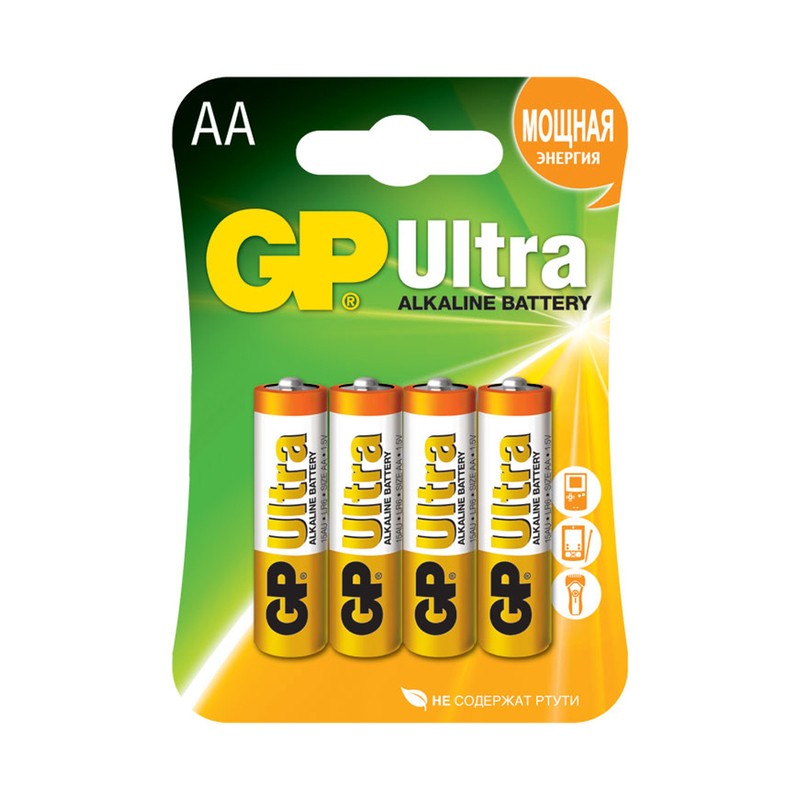 Батарейка GP LR 06 4BL Ultra (40) (320)