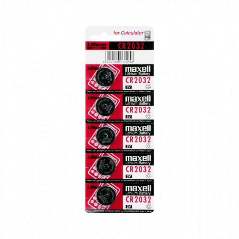Батарейка MAXELL CR2032/5BL (5) (100)