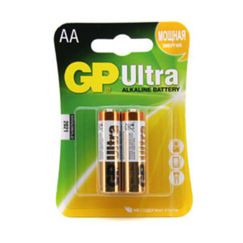 Батарейка GP LR 06 2BL  Ultra (20) (160)