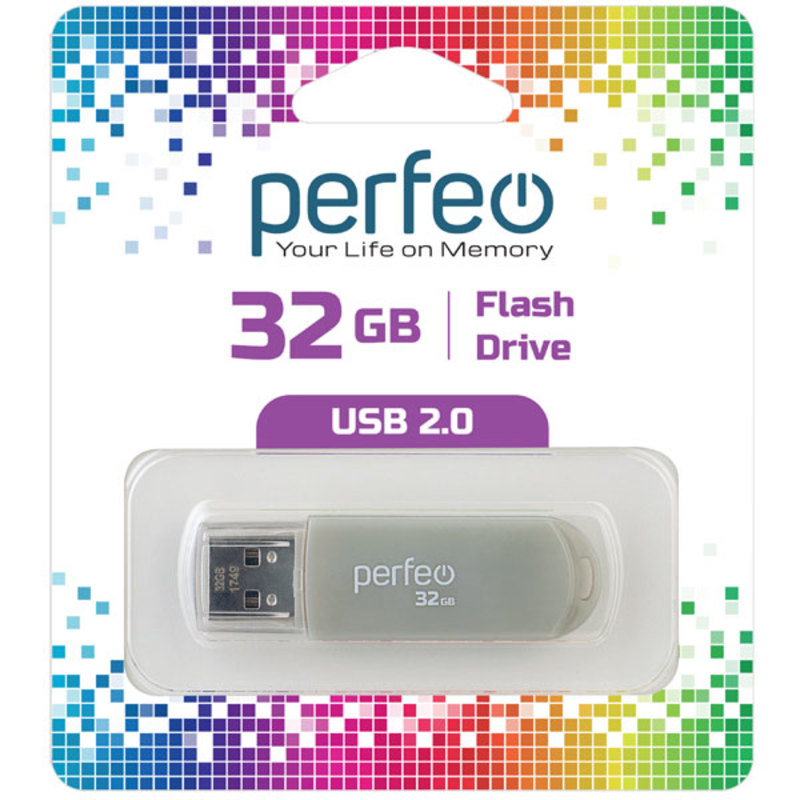 Perfeo USB 32GB C03 Gray Perfeo USB 32GB C03 Gray