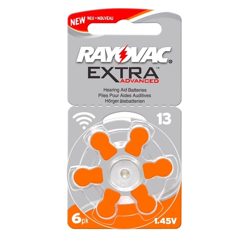 Батарейка RAYOVAC  ZA13/6BL EXTRA (6/60)