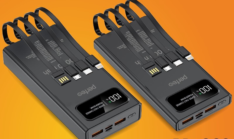 Аккумулятор Perfeo Powerbank Universal 10000mah PD+QC3.0/Micro,Type-C,Lightnin,3А/22.5W/Black