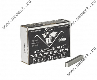 AL10HW V-скобы MASTERS AL 10 мм (8000 скоб/упак) для твердого дерева