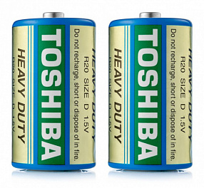 Батарейка Toshiba R20/2SH (20)