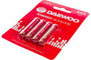 Батарейка DAEWOO LR03/4BL Energy Alkaline (4) (40)