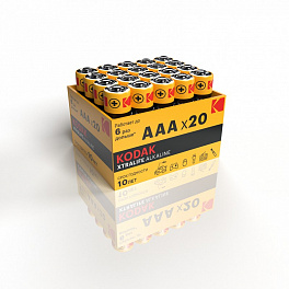 Батарейка KODAK LR03/20BOX XTRALIFE Alkaline (20)