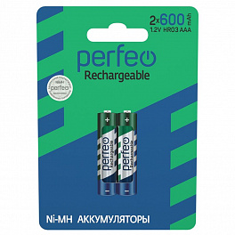 Аккумулятор Perfeo R 03 ( 600 ma) 2BL(60)