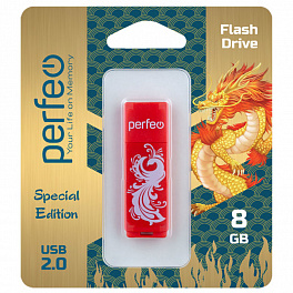 Perfeo USB 8GB C04 Red Phoenix