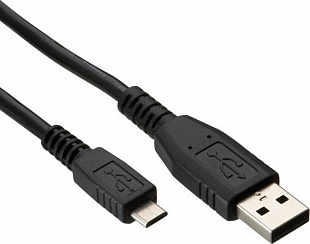 Кабель PERFEO USB2.0 A вилка - Micro USB вилка, силикон, черный, длина 2 м., бокс (U4808)