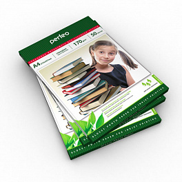 (G06) Perfeo Глянц. бумага А4,170г/м2, 50л.PF-GLA4-170/50 (30)