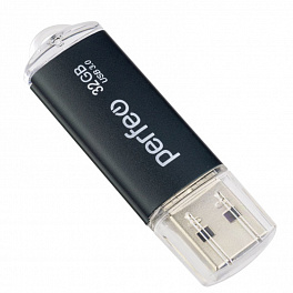 Perfeo USB3.0 32GB C14 Black metal series