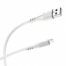 Кабель BOROFONE BX37 USB Lightning/ 1m/ 2.4A/ White
