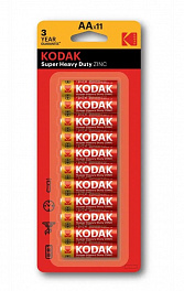 Батарейка KODAK R06/(10+1) BL Super Heavy Duty (11) (264)