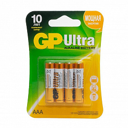 Батарейка GP LR 03 4BL Ultra (40) (320)