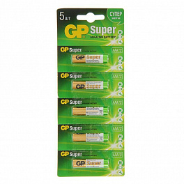 Батарейка GP LR 03 5BL SUPER (отрывные) (60) (600)