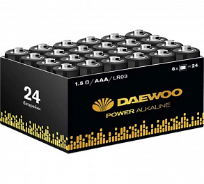 Батарейка DAEWOO LR03/24BOX Power Alkaline (24)
