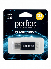 Perfeo USB3.0 128GB C14 Black metal series