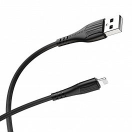 Кабель BOROFONE BX37 USB Lightning/ 1m/ 2.4A/ Black