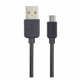 Кабель PERFEО USB A вилка - Micro USB вилка, 2A, серый, длина 2 м., Micro Premium (U4809)