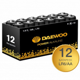 Батарейка DAEWOO LR06/12BOX Power Alkaline (12) (72)