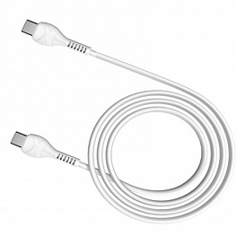 Кабель HOCO X37 PD Type-C--Type-C/ 0.5m/ 60W/ White