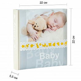 Фотоальбом Fotografia 10x15 см 200 фото, книжный переплет, детский, FA-BBM200-216