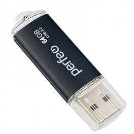 Perfeo USB3.0 64GB C14 Black metal series