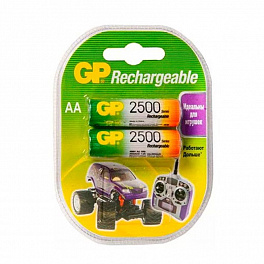 Аккумулятор GP AA2500mAh/2BL Пластик (2) (20)