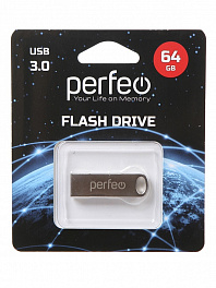 Perfeo USB3.0  64GB M08 Metal Series