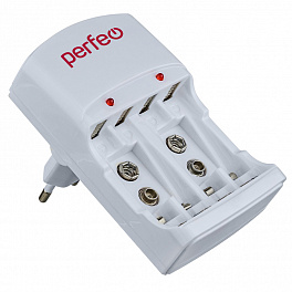З/У Perfeo PF-VN-421 Ni-MH/CD, 220V, 4 слота, AA/AAA/9V, таймер (PF_B4048)