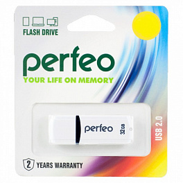 Flash Drive 8 Gb Perfeo C02 White