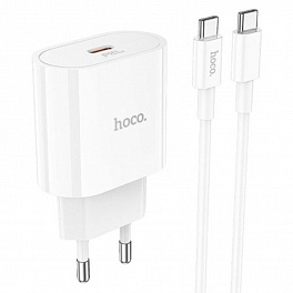 З/У HOCO C94A Сетевое PD / 1 USB/ Выход: 20W/ White