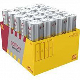 Батарейка Perfeo R06 20BOX Dynamic Zinc (20)