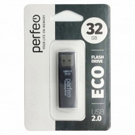 Perfeo USB 32GB E03 Black economy series
