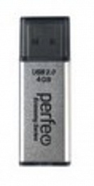 Perfeo USB  4GB E03 Silver economy series